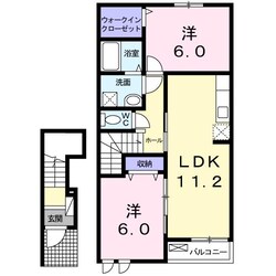 阿波赤石駅 徒歩19分 2階の物件間取画像